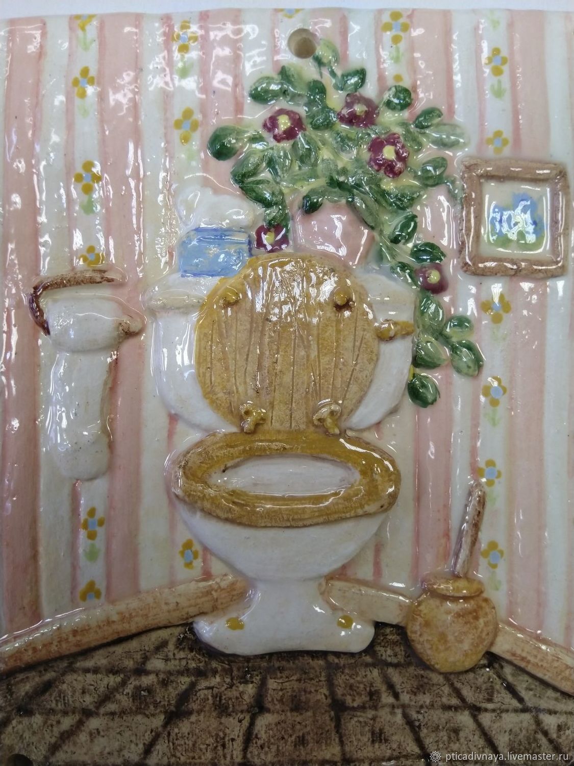 Табличка "Ванная комната". Керамика