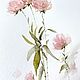 Painting 'Crystal' flowers, pink, buy painting. Pictures. Nadezda Perova. Online shopping on My Livemaster.  Фото №2
