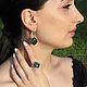 Madina earrings and ring with jade made of 925 DD0009-4 silver, Jewelry Sets, Yerevan,  Фото №1