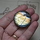 Labradorite, cabochon 33 x 32 x 7. Cabochons. paintsofsummer (paintsofsummer). Online shopping on My Livemaster.  Фото №2