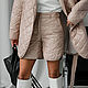  Quilted shorts (beige)art. BSH-20111, Shorts, Moscow,  Фото №1
