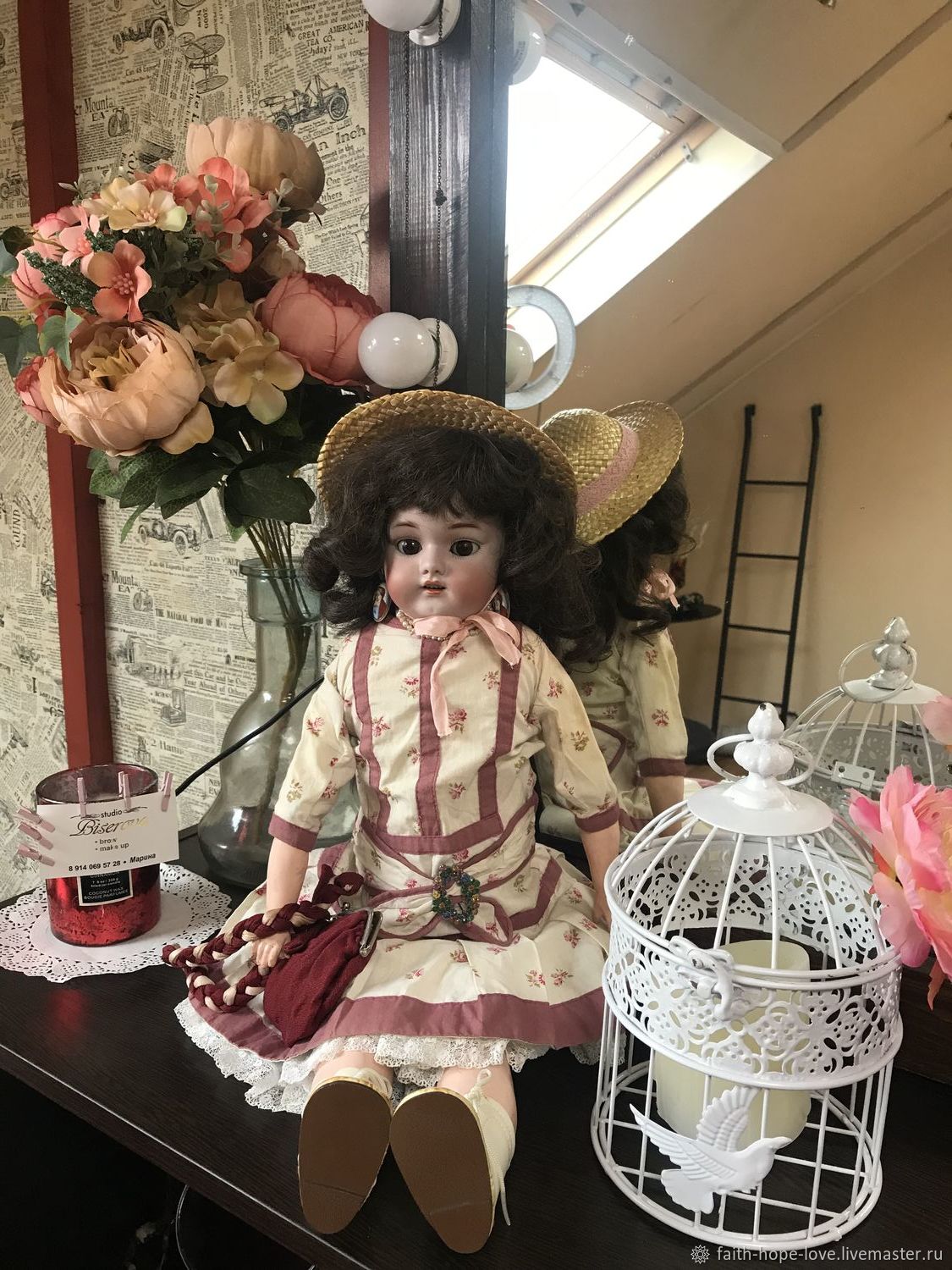 Винтаж: Клодина- антикварная куколка. - Simon&Halpig, 1890-е годы, Куклы винтажные, Владивосток,  Фото №1