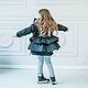 Пальто мембранное для девочки   "Каскад. Черное", Верхняя одежда детская, Красноярск,  Фото №1
