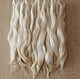 Hair for dolls (white) Curls Curls for Curls for dolls, dolls to buy Hair for dolls, buy Handmade Fair Masters Puppenhaar
