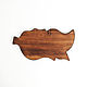 Wooden cedar menagerie for serving 'leaf'. MG82. Scissors. ART OF SIBERIA. My Livemaster. Фото №4