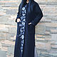 Luxurious embroidered coat 'Black cashmere'. Coats. KVITKA. Online shopping on My Livemaster.  Фото №2