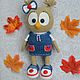 Molly the owl-toy, crocheted. Stuffed Toys. Zzabava. My Livemaster. Фото №5