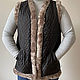 MOUTON VESTS 'Quilting' (men's). Mens vests. teplaya zima. My Livemaster. Фото №4