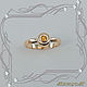 Ring 'vitamin in gold' gold 585, citrine. Rings. MaksimJewelryStudio. Online shopping on My Livemaster.  Фото №2
