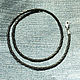 Шнурок кожаный 3,0 мм плетёный, чёрный,натуральный, Колье, Москва,  Фото №1