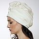 Turban hat hijab IVORY double silk. Caps. TURBAN SVS. My Livemaster. Фото №5