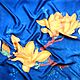 Батик платок "Ночная магнолия" Шёлковый платок синий платок, Платки, Раменское,  Фото №1