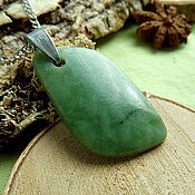 Украшения handmade. Livemaster - original item Pendant with jade. Handmade.