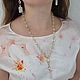 Сотуар, колье, бусы  «Camellia». Колье. Olga Kokina_jewelry. Ярмарка Мастеров.  Фото №5