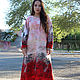 Order Felted dress ' Amazing Japan'. silk wool. Livemaster. . Dresses Фото №3