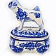 Jewelry box porcelain gzhel with a pug dog on the lid. Figurine. Moscow Kerry (porcelaindogs). Online shopping on My Livemaster.  Фото №2