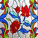 The Garden Of Eden. Stained Glass Tiffany, Stained glass, St. Petersburg,  Фото №1