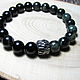 Bracelet with black agate and kambaba (tm) 'Black and green'. Bead bracelet. Beautiful gifts for the good people (Alura-lights). Online shopping on My Livemaster.  Фото №2