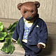 Очень деловой медведь. Мишки Тедди. BLACKBERRY'S BEARS. Ярмарка Мастеров.  Фото №4