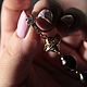 Naomi - bracelet and earrings black pearl large Baroque rauchtopaz. Bead bracelet. Roxana flowers. My Livemaster. Фото №6