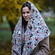 Order Cozy turquoise neck scarf for women. ZanKa. Livemaster. . Shawls1 Фото №3