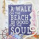 `Прогулка по пляжу полезна для души`
