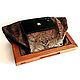 Заказать Клатч из натуральной кожи Коричнево- бронзовый. Art  Clutch. Ярмарка Мастеров. . Клатчи Фото №3