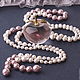 Order Earrings and necklace 'Tie' pearls Majorca, gift. Butik4you. Livemaster. . Necklace Фото №3
