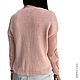 Women's Lotus pullover, cotton, openwork knitting, pink. Pullover Sweaters. SIBERIA COOL (knitting & painting) (Siberia-Cool). My Livemaster. Фото №5