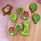 Сувениры и подарки handmade. Livemaster - original item Gingerbread with turtles. Handmade.