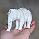 Porcelain elephant. Figurines. Surglinok. Online shopping on My Livemaster.  Фото №2