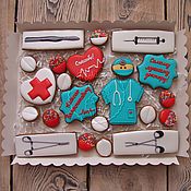 Сувениры и подарки handmade. Livemaster - original item Gingerbread for the doctor. Handmade.