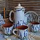 Set of tableware:' Lavender'-Jug with mugs. Dinnerware Sets. Hundred centuries. Online shopping on My Livemaster.  Фото №2