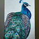 Order  Diptych with peacocks, oil on canvas 50h70. vestnikova. Livemaster. . Pictures Фото №3