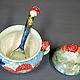 Sugar bowl: muhomorchiki. Sugar Bowls. Mila. My Livemaster. Фото №6