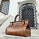 Мужской кожаный саквояж, Gentleman. Новогодняя цена!!!. Саквояж. VM leather goods. Интернет-магазин Ярмарка Мастеров.  Фото №2