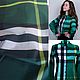 Хлопок Burberry Изумрудный. Хлопок в крупную клетку. Ткани. ТКАНИ 'Дамское Счастье'. Ярмарка Мастеров.  Фото №5