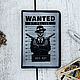 Обложка для авто документов "Wanted" (разыскивается), Органайзер, Мурманск,  Фото №1