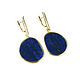 Lapis lazuli earrings, drop earrings, dark blue earrings. Earrings. Irina Moro. My Livemaster. Фото №5