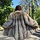 Пушистая шуба из натурального меха лисы с воротником. Шубы. Stylish mink. Ярмарка Мастеров.  Фото №6