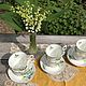 Order Coffee set 'Lily' 6 pairs bone China (England). Dutch West - Indian Company. Livemaster. . Vintage mugs Фото №3
