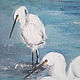 Order Herons, painting with birds, landscape. myfoxyart (MyFoxyArt). Livemaster. . Pictures Фото №3