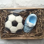 Косметика ручной работы. Ярмарка Мастеров - ручная работа Набор мыла "любителю футбола". Handmade.