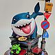 Фигурка Джефф акула Jeff the Land Shark marvel. Статуэтка. Антонина (happyfingers). Ярмарка Мастеров.  Фото №7