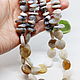 Misty Shore beads (agate, chalcedony) 57-61 cm. Beads2. Selberiya shop. My Livemaster. Фото №5