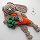 Plush toy 'Hare', Amigurumi dolls and toys, Moscow,  Фото №1