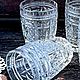 Заказать Винтаж: Хрустальные рюмки. "Красный Гигант". 70-е годы СССР. Мария Ретро-Магия 2. Ярмарка Мастеров. . Стаканы винтажные Фото №3