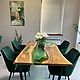 Стол река "Green 2". Столы. Мастерская LOFT. Интернет-магазин Ярмарка Мастеров.  Фото №2