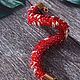 Браслет из бисера и бусин Long Magatama Сердце дракона. Браслет плетеный. Beads&Beauty by Irina. Интернет-магазин Ярмарка Мастеров.  Фото №2