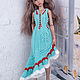 Вязаное платье для Минифи 1/4 BJD. Одежда для кукол. ToyFairyTale. Ярмарка Мастеров.  Фото №4
